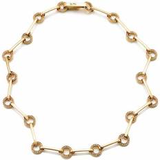 Efva Attling Ring Chain Stars Halskjede - Gull