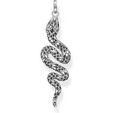 Thomas Sabo Pendentif noirci serpent noir PE945-643-11 noir/argenté