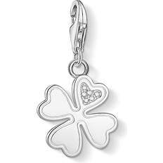 Thomas Sabo Sterling Zirconia Clover Charm 1733-051-14