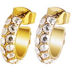 Dyrberg/Kern HEIDI ØRERING 353960 (Gold, Crystal, ONESIZE)