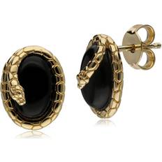 Gemondo ECFEWâ¢ 'The Ruler' Onyx Winding Snake Stud Earrings