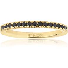 Svart Ringar Sif Jakobs Ellera Ring - Gold/Black