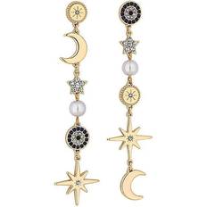 MOOD Celestial Mismatch Drop Earrings