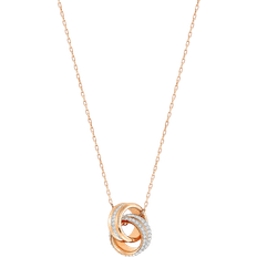 Swarovski Further Pendant - Rose Gold/Transparent