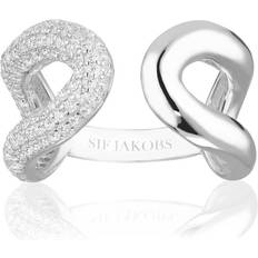 Sif Jakobs Ring Capri Due med hvide zirkoner