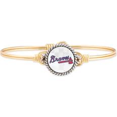 Luca + Danni Atlanta Braves Bangle Bracelet - Gold/Silver