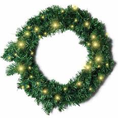 Christmas wreath Homcom Christmas Wreath Christmas Tree