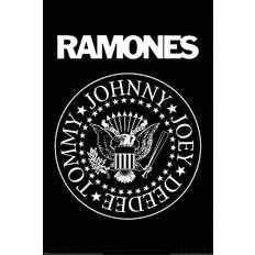 Close Up Ramones Logo Unisex flerfärgad Poster