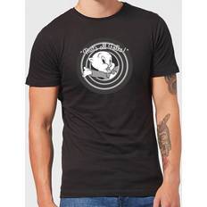 Looney Tunes That's All Folks Porky Pig Men's T-Shirt - Black