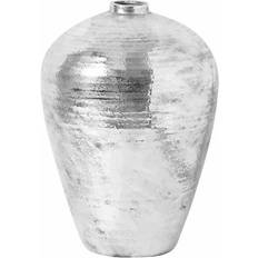 Hill Interiors Large Hammered Silver Astral Vase