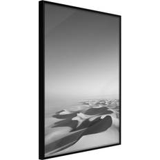 Artgeist med ramme Ocean of Sand I Sort 20x30 Plakat