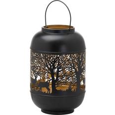 Metal Lanterns Hill 1975 Large Glowray Christmas Dome Forest Lantern 40cm