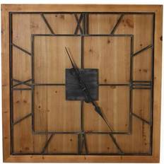 Rectangular Clocks Williston Square Wooden Wall Clock 60cm