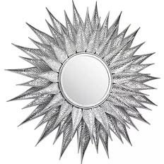 Plata Espejos de mesa Freemans Ohlson Silver Large Sunburst Espejo de mesa