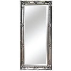 Wall Mirrors Julian Bowen Palais Pewter Lean-To Dress Wall Mirror