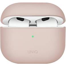 Casques Uniq Coque Silicone Lino Hybrid Apple AirPods 3 (2021) Blush Pink Rose