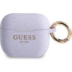 Guess Cuffie Guess GUA3SGGEU AirPods 3 cover purple/purple Silicone Glitter