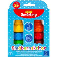 Sense Kritor Sense Småtting Småbarnskritor 6-pack