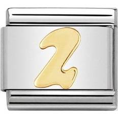 Nomination Composable Classic Link Number - Gold/Silver