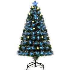 With Lighting Christmas Trees Homcom Artificial Green 63 x 120 cm Christmas Tree