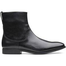 Men's leather boots Clarks Men's Gilman Zip Leather Boots