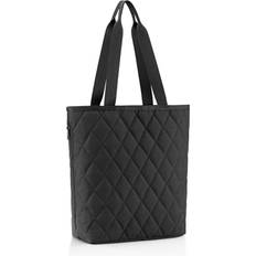 Unisex Handtaschen Reisenthel Unisex Adults’ Classic Shopper M Black Shopping Bag, Rhombus Noir, Medium