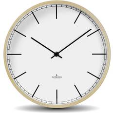 Huygens Huygens Wood25 Index White Wall Silent Quartz Movement Wall Clock