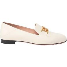 Bally Women's Ellah Square Toe Collapsible Loafers Bone