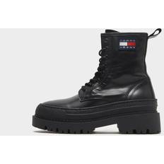 Saint Laurent Leder High Top Sneakers - Schwarz