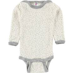 Lana Abbigliamento per bambini ENGEL Natur Corpo a maniche lunghe Stampato Naturale - Beige