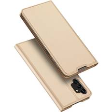 Cover til samsung galaxy a13 Dux ducis Samsung Galaxy A13 4G Skin Pro Læder Cover Guld