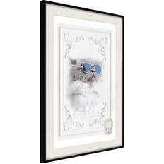 Arkiio Affisch Cat with Glasses [Poster] 40x60 Poster