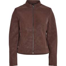 Desigual Chaq_LAS Vegas, 6000 Brown, Kvinde Læderjakker Ensfarvet Polyester hos Magasin 6000 Marron