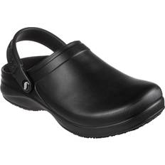 Skechers Pantofole da Esterno Skechers Sabot Uomo Work Arch Fit Riverbound SR Shoes - Nero