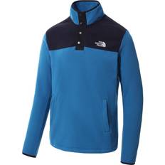 North face homesafe snap The North Face Men's Homesafe Snap Neck Fleece Pullover - Blue