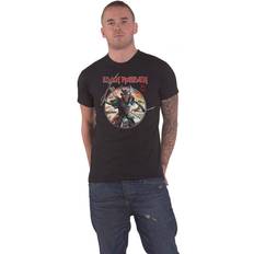 Iron Maiden Unisex T-Shirt/Senjutsu Eddie Warrior Circle (XX-Large)