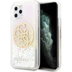 Guess GUHCN58LGIRGP iPhone 11 Pro kietas deklas Gradient Liquid Glitter Circle Logo