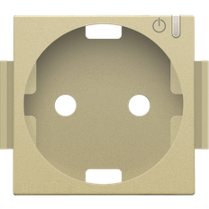 Niko Afdækning til Smart stikkontakt med sidejord, guld
