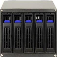 Inter-Tech ST-5255 Rack skåp 5-bay for 2.5" or 3-bay for 3.5" hard drive med kylfläkt