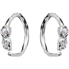 Maanesten Florus Earrings - Silver/Opal