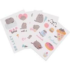 Pegatinas reutilizables pusheen foodie