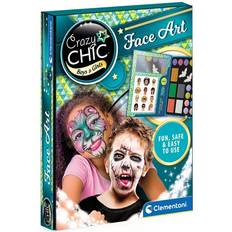 Juguetes estilistas Clementoni Juego de pinturas de cara para manualidades infantiles ㅤ