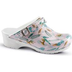 Sanita Flex-Clog Animal Leopard - Rose