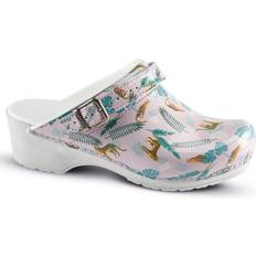 Dame - Slip-on Tresko Sanita Working Heroes Leopard-Pink-37-39