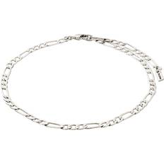 Pilgrim Fotlänkar Pilgrim Dale Recycled Open Curb Ankle Chain - Silver