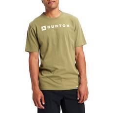 Burton Horizontal Mountain Manga Corta Negro Logo Blanco - True Black