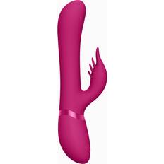 Shots Toys Vive Chou Double Action Interchangeable Rabbit Vibrator Pink