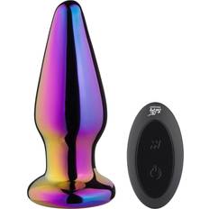 Waterproof Butt Plugs Sex Toys Dream Toys Glamour Glass Remote Control Tapered Butt Plug