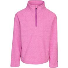 Paars Fleece Jassen Trespass Childrens Girls Meadows Fleece - Marineblauw