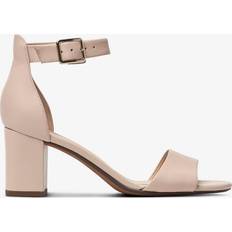 Pelle Sandali con tacco Clarks Deva Mae Tacones Bajos - Dusty Rose